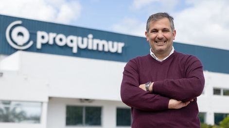 El director comercial de Proquimur, Antonio Bazzino