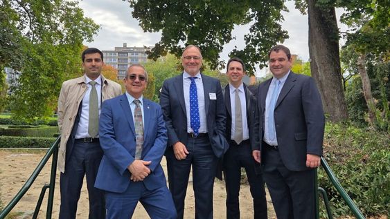 Integrantes de la delegación uruguaya que se reunió con autoridades de la Unión Europea en Bruselas. Integrantes de la delegación uruguaya que se reunió con autoridades de la Unión Europea en Bruselas.