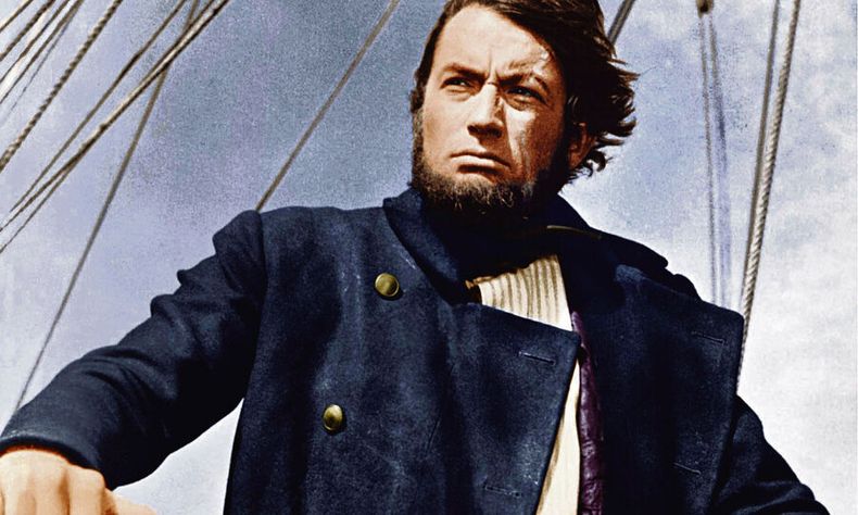Gregory Peck encarna al capitán Ahab. Foto: Warner Bros.