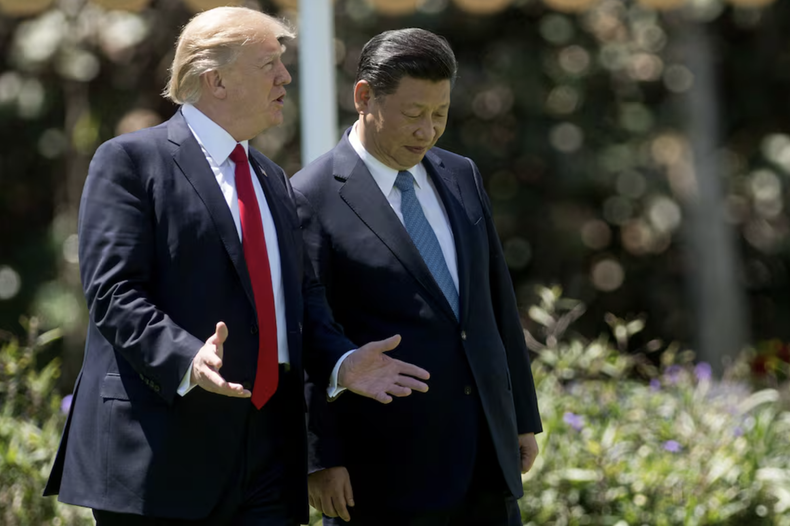 Donald Trump y Xi Jinping.