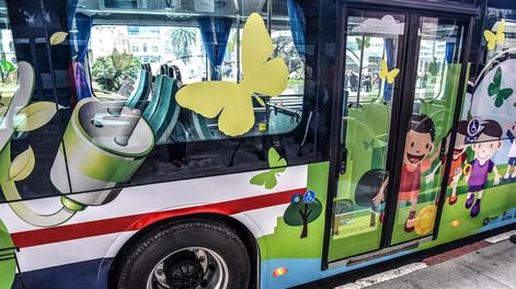 Los ómnibus son parte de la transición a energías limpias. Foto: MIEM