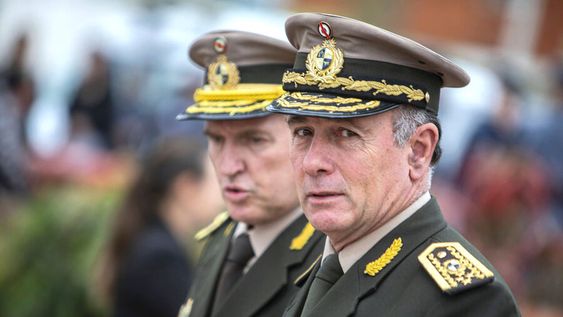 Mario Stevenazzi durante un acto del Ejército en el mes de noviembre. Foto: Mauricio Zina / adhocFOTOS Mario Stevenazzi durante un acto del Ejército en el mes de noviembre. Foto: Mauricio Zina / adhocFOTOS