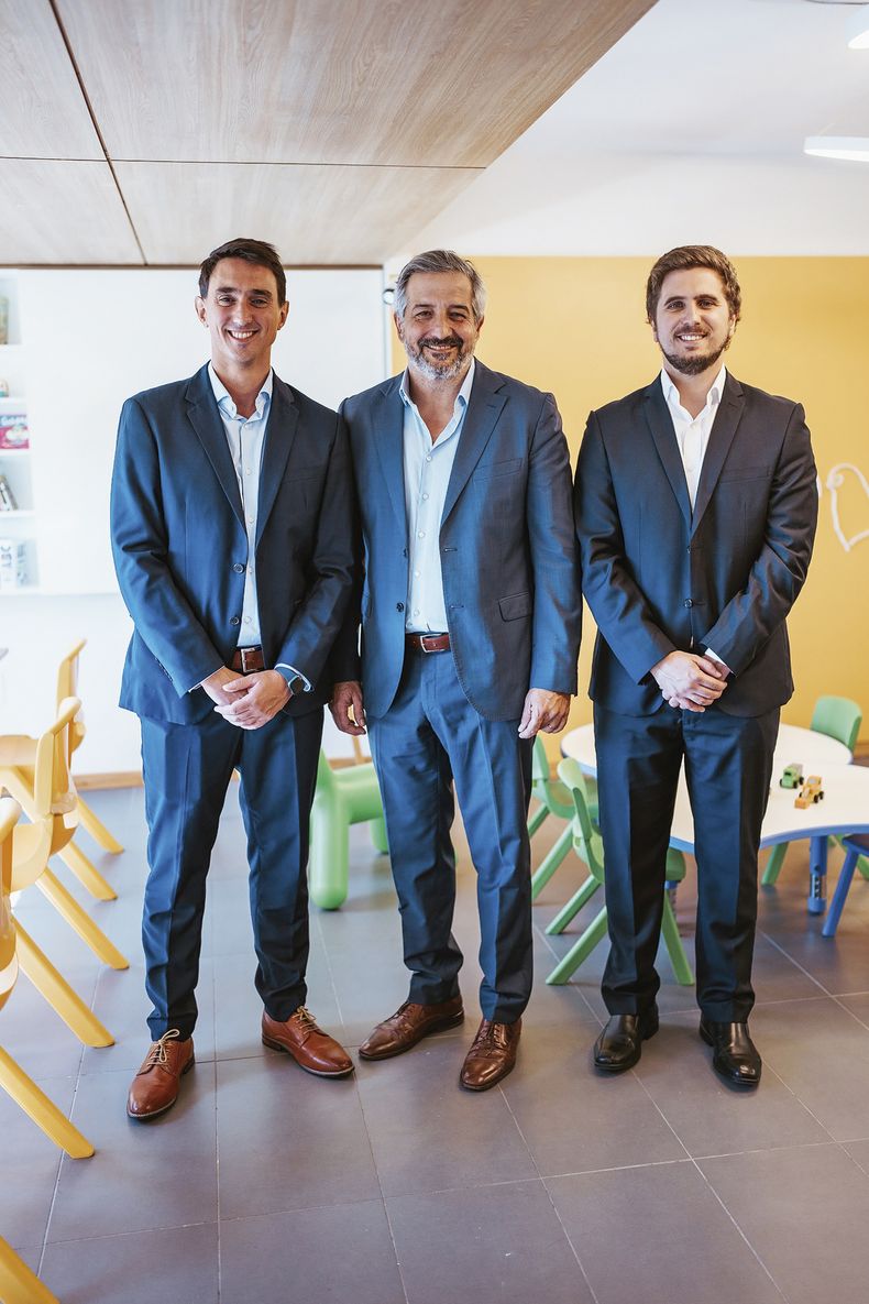 Diego Fernández, Federico Lamaison y Martín Fernández&nbsp;