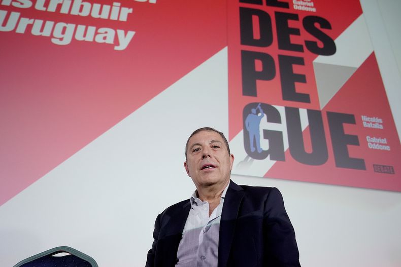 El economista Oddone, en la presentación de su último libro