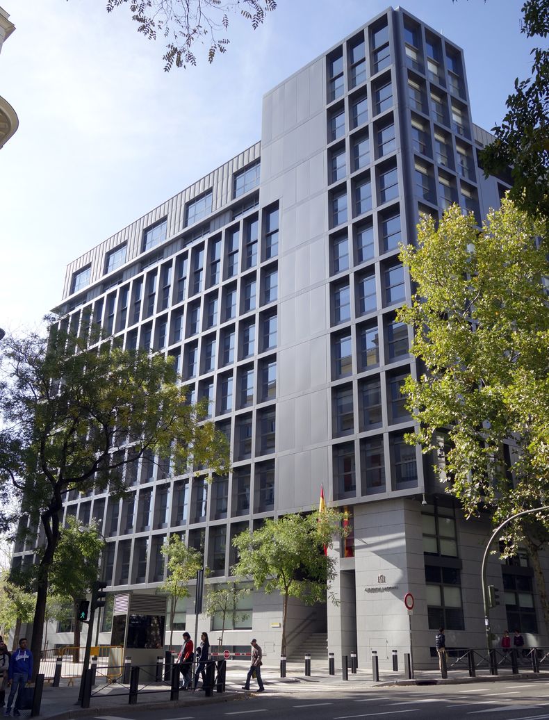 La Audiencia Nacional de Madrid, donde Gianina García Troche busca demostrar su inocencia