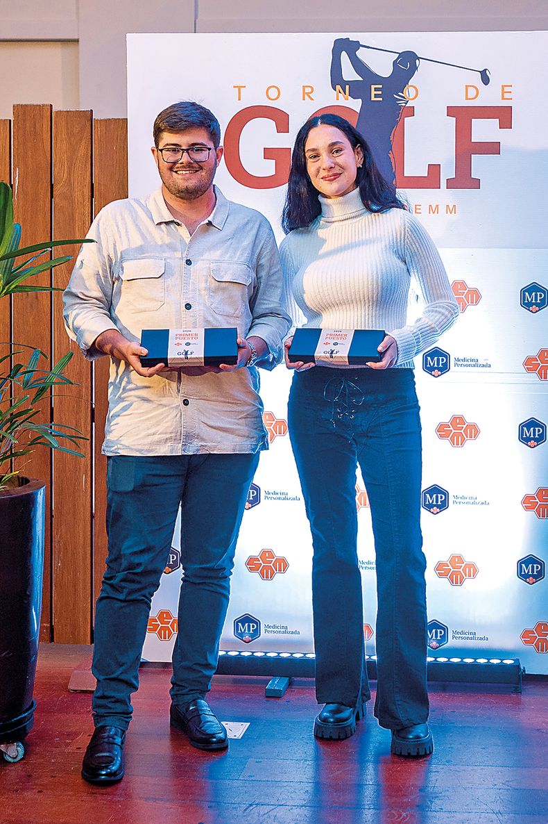 Ganadores del torneo: Patricio Sosa y Victoria Bukstein.