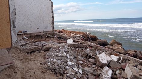 Habitantes de Aguas Dulces y Valizas vieron cómo el ciclón Yakecan tumbó o dañó decenas de construcciones