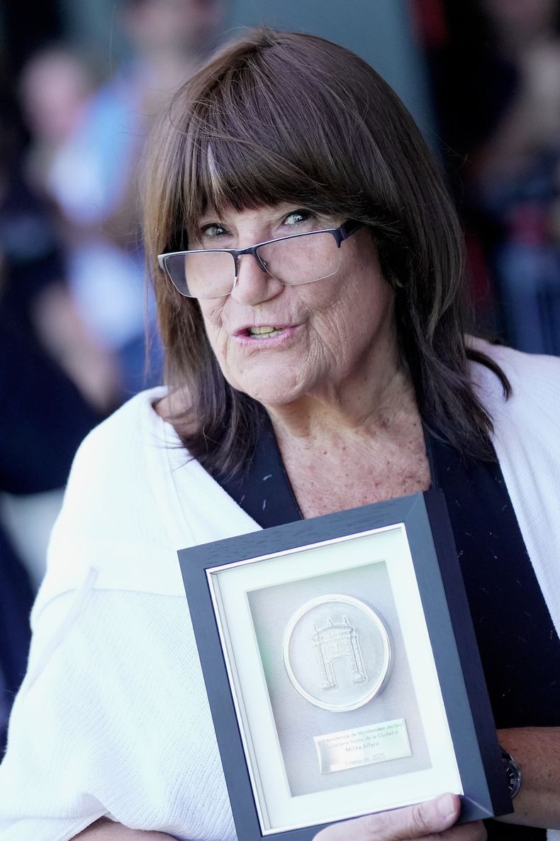 Milita Alfaro, ciudadana ilustre de Montevideo