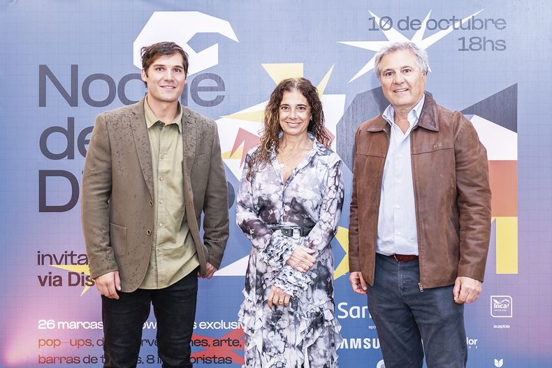 De la Noche del Diseño: Juan Luis Mateu, Carina Martínez y Luis Mateu
