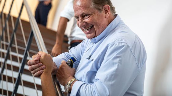 Wilson Ezquerra en el comando central de Uruguay para Adelante en el barrio Cordón de Montevideo. Wilson Ezquerra en el comando central de Uruguay para Adelante en el barrio Cordón de Montevideo.