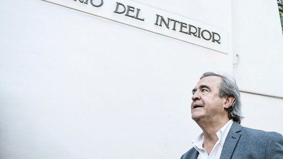 Jorge Larrañaga en el Ministerio del Interior. Foto: Javier Calvelo / adhocFOTOS Jorge Larrañaga en el Ministerio del Interior. Foto: Javier Calvelo / adhocFOTOS