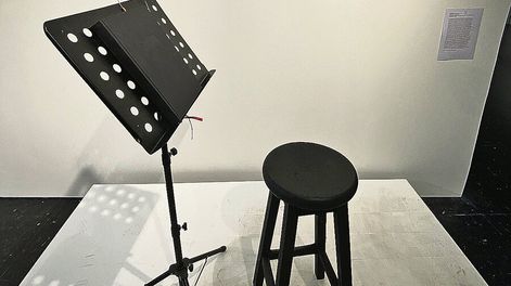 Búsqueda | Audición, obra de Anaclara Talento. Foto: Javier Alfonso