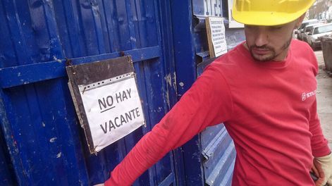 Una obra de construcción en Montevideo. Foto: Javier Calvelo / adhocFOTOS