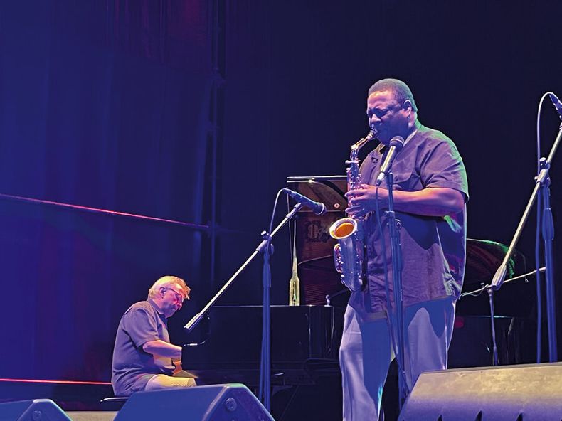 David Hazeltine y Vincent Herring. Foto: Laszlo Erdelyi