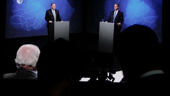 El debate entre los presidenciables Delgado y Orsi El debate entre los presidenciables Delgado y Orsi