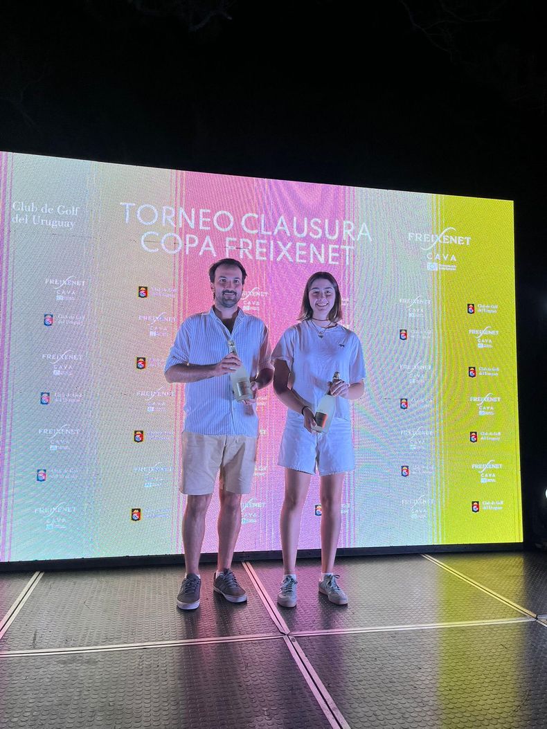 Federico Graglia y Chloé Stevenazzi, ganadores del Torneo Clausura