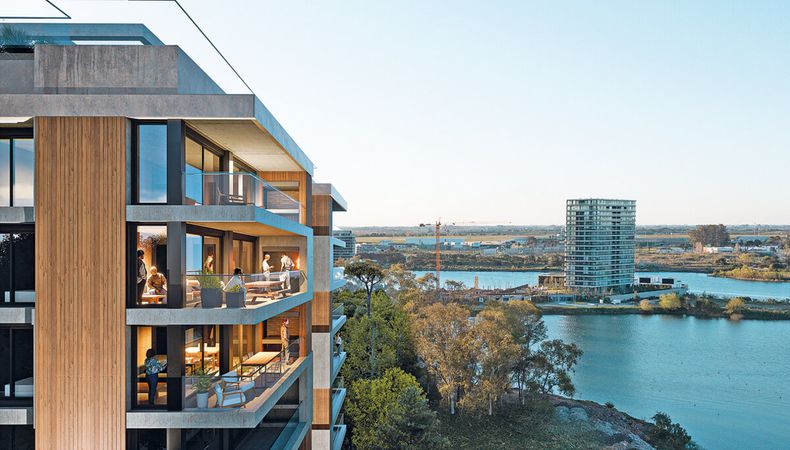 imagen de El proyecto inmobiliario Borneo Lago, de Grupo Ivory, comenzó a construirse con vistas al lago Calcagno