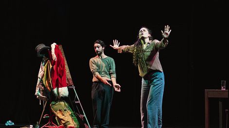 Búsqueda | Luis Pazos y Renata Denevi en Extractos. Foto: María Victoria Parada