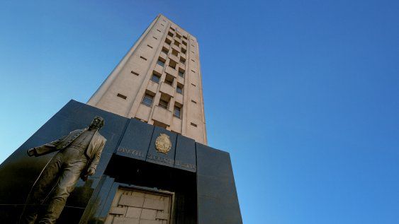 Fachada del Banco de Seguros del Estado.