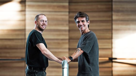 Craig Davidson y Joaquín de Luz Craig Davidson y Joaquín de Luz