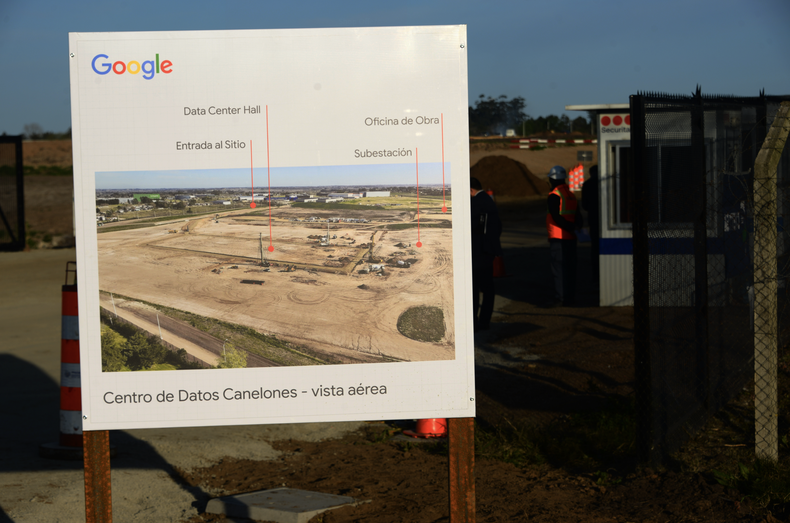 Centro de datos de Google en Canelones.