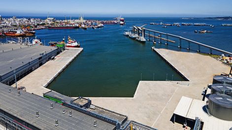 El 31 de marzo el muelle TGM 2 recibió el primer buque