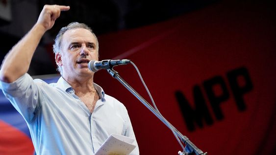 Intendente de Canelones, Yamandú Orsi, durante un congreso del MPP. Foto: Javier Calvelo / adhocFOTOS Intendente de Canelones, Yamandú Orsi, durante un congreso del MPP. Foto: Javier Calvelo / adhocFOTOS
