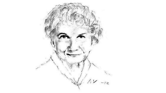 Alice Munro. Dibujo: Andreas Vartdal, Wikipedia Alice Munro. Dibujo: Andreas Vartdal, Wikipedia