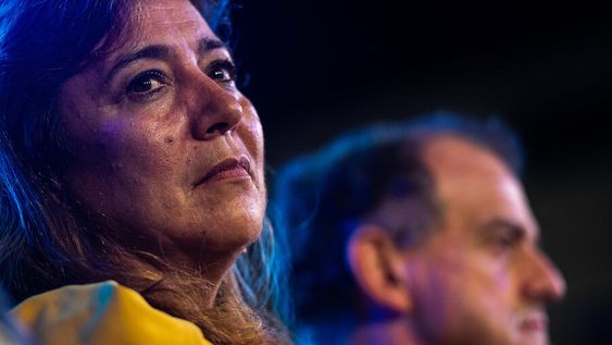 Irene Moreira y Guido Manini Ríos. Foto: Santiago Mazzarovich / adhocFOTOS Irene Moreira y Guido Manini Ríos. Foto: Santiago Mazzarovich / adhocFOTOS