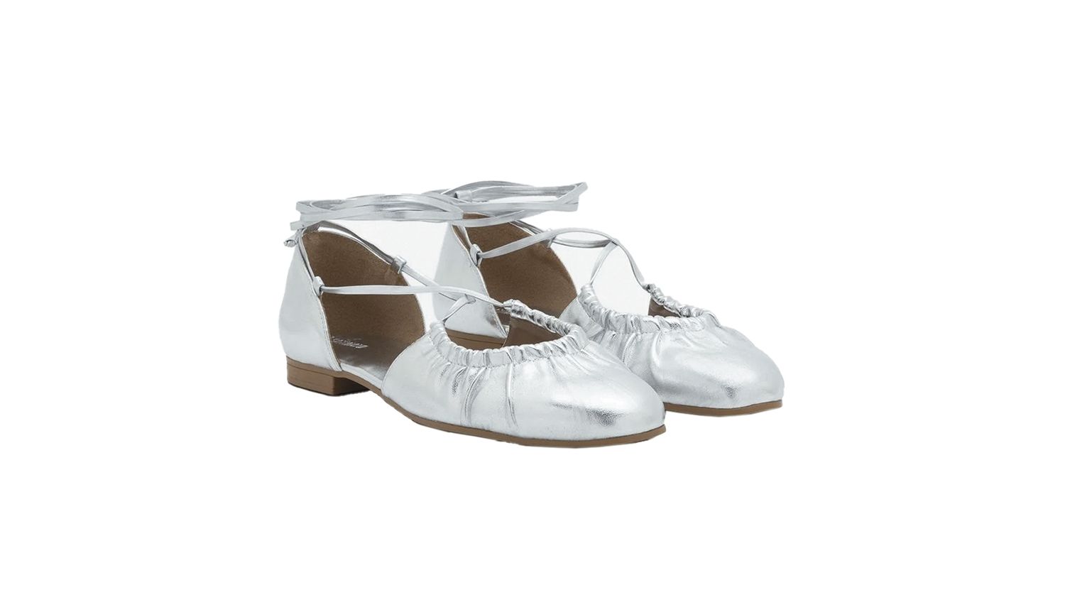 Zapatilla metalizada