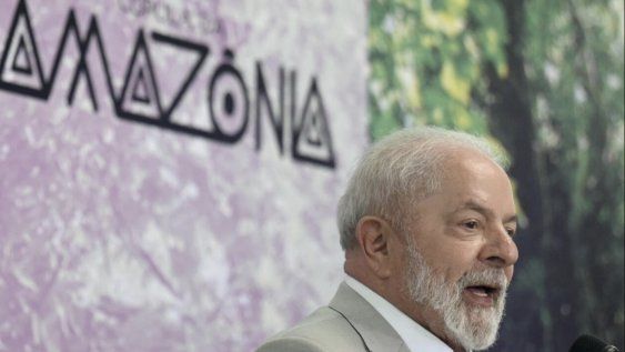 Imagen de archivo del presidente de Brasil, Luiz Inácio Lula da Silva, durante la Cumbre de la Amazonía en en Belem, Estado de Pará, Brasil, el 9 de agosto de 2023