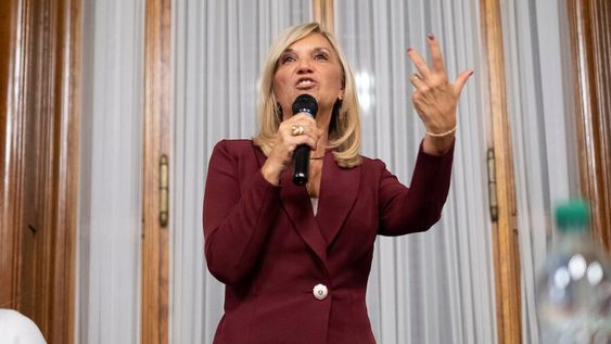 Beatriz Argimón, durante la presentación de la agenda 2022 de la Comisión de Futuros, en el Palacio Legislativo. Foto: Pablo Vignali / adhocFOTOS Beatriz Argimón, durante la presentación de la agenda 2022 de la Comisión de Futuros, en el Palacio Legislativo. Foto: Pablo Vignali / adhocFOTOS