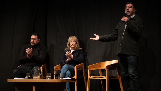 Alejandro Sánchez, Carolina Cosse y Fernando Pereira.