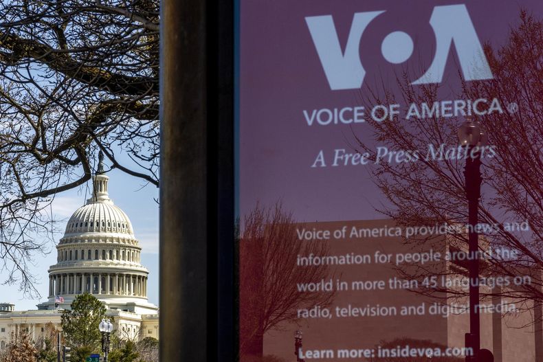 La sede de la Voz de América, cerca del Capitolio de los Estados Unidos, en Washington.