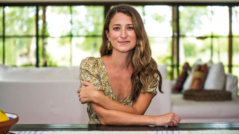 Búsqueda | Amber Wright se enamoró de Pueblo Garzón cuando lo visitó en 2016. Siete años después se mudó al pueblo con su familia. Foto: Sofía Torres