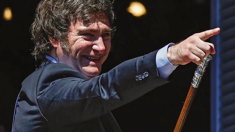 Búsqueda | Javier Milei, nuevo presidente argentino. Foto: AFP