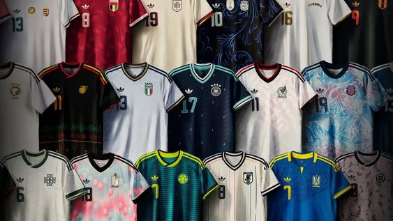 Camisetas alternativas de Adidas para la Copa del Mundo. Camisetas alternativas de Adidas para la Copa del Mundo.
