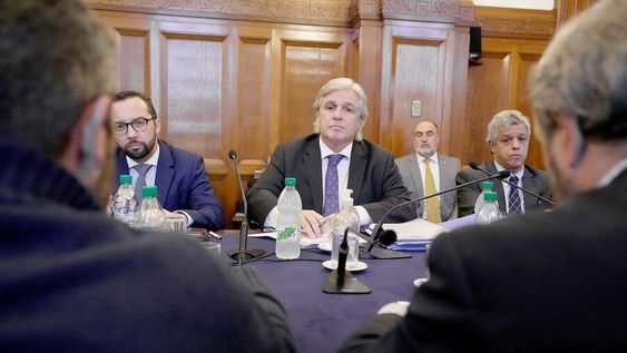 Canciller Francisco Bustillo en el Parlamento. Foto: Javier Calvelo / adhocFOTOS Canciller Francisco Bustillo en el Parlamento. Foto: Javier Calvelo / adhocFOTOS