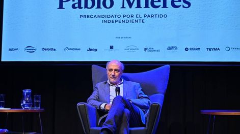 Pablo Mieres durante la entrevista en el ciclo de Búsqueda