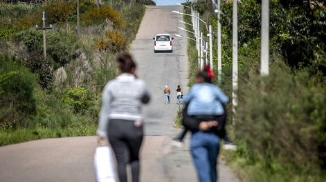 Búsqueda | Algunas presas fueron separadas de sus bebes de pocos meses por falta de espacio en unidad para mujeres con niños. Fotos: Nicolás Garrido / Búsqueda