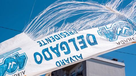 Pasacalle de la lista 404 en Montevideo