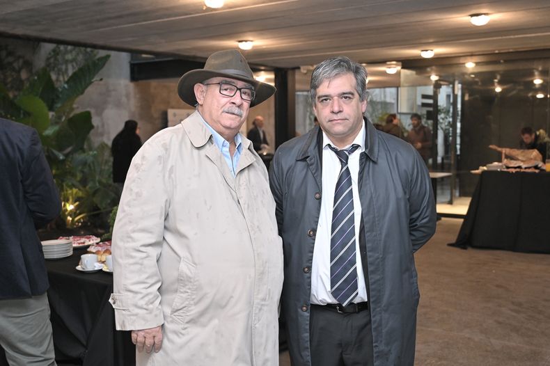 Raúl Giuria con Omar Abud