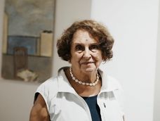 Angelina de la Quintana en su muestra Lenguajes en tránsito: una obra abierta. Angelina de la Quintana en su muestra Lenguajes en tránsito: una obra abierta.