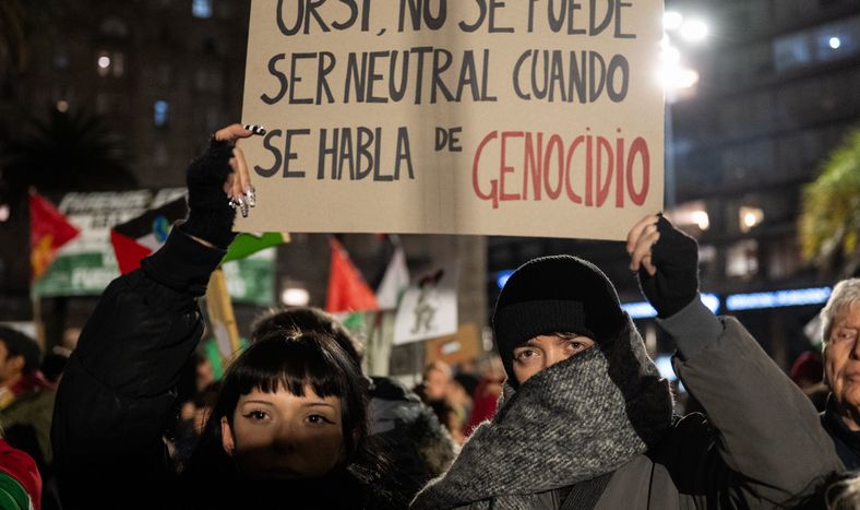 Manifestación contra el “genocidio” en Palestina, el 17 de junio