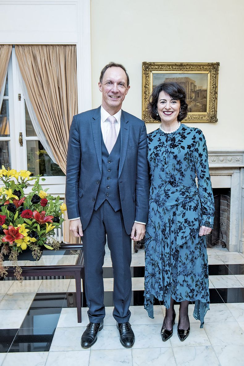 Embajador de la República Federal de&nbsp;Alemania Stefan Duppel junto a su señora&nbsp;Elena Alonso Frayle&nbsp;