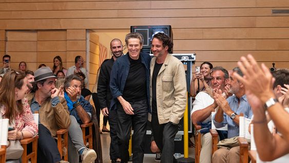 Willem Dafoe y Gastón Solnicki.