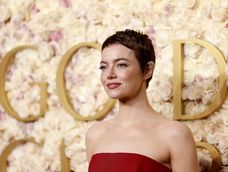Emma Stone estrenó su corte pixie en los Globos de Oro Emma Stone estrenó su corte pixie en los Globos de Oro