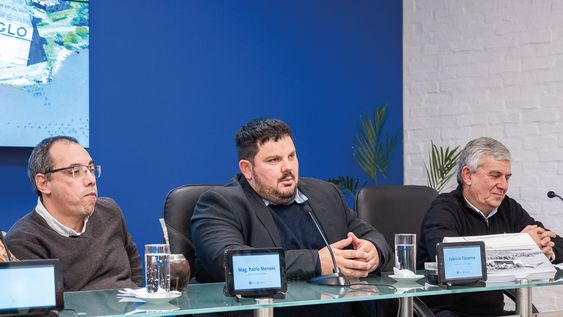 Ministro de Turismo Pablo Menoni, intendente de Río Negro Fabricio Tiscornia y&nbsp;director de Turismo de la Intendencia de Río Negro José Luis Perazza&nbsp;