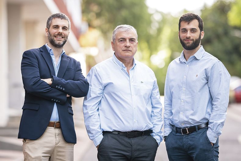 Matías, Fernando y Marcel Stagnari.&nbsp;