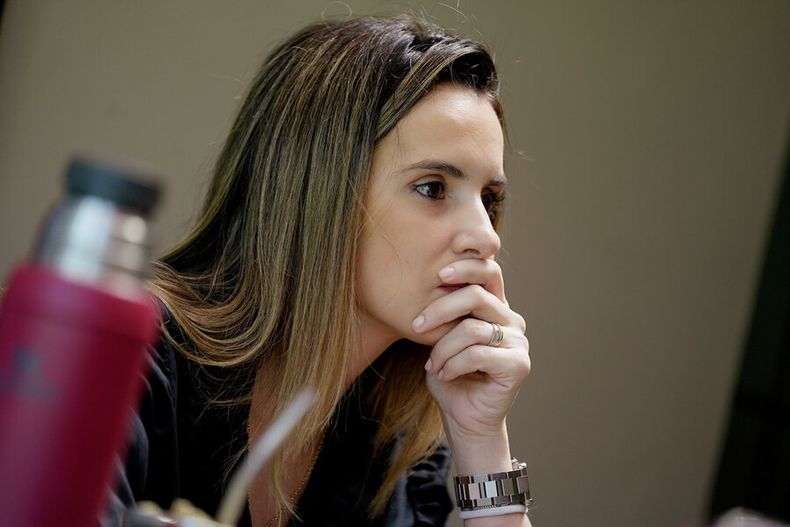 La ex vicecanciller denunció en la Fiscalía que integrantes del gobierno intentaron desaparecer mensajes sobre Marset. Foto: Javier Calvelo / adhocFOTOS